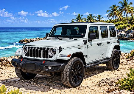 Jeep Wrangler Hybride Cabrio met elektrisch Sunroof Unlimited 4xe 380 ( LM)