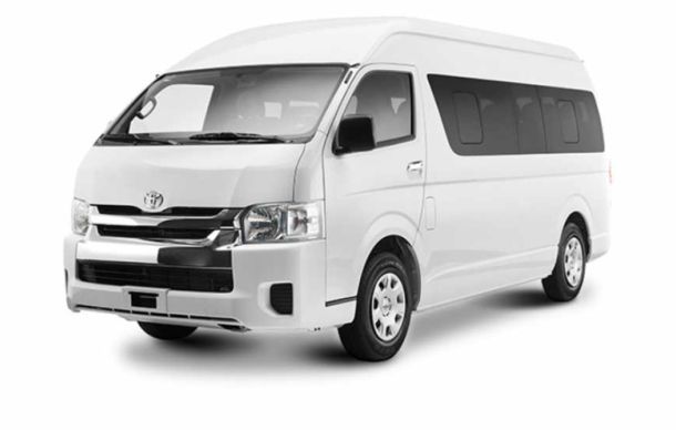 TOYOTA RENT CURACAO HIACE HIGH ROOF 12 SEATER